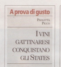 I vini gattinaresi conquistano gli States